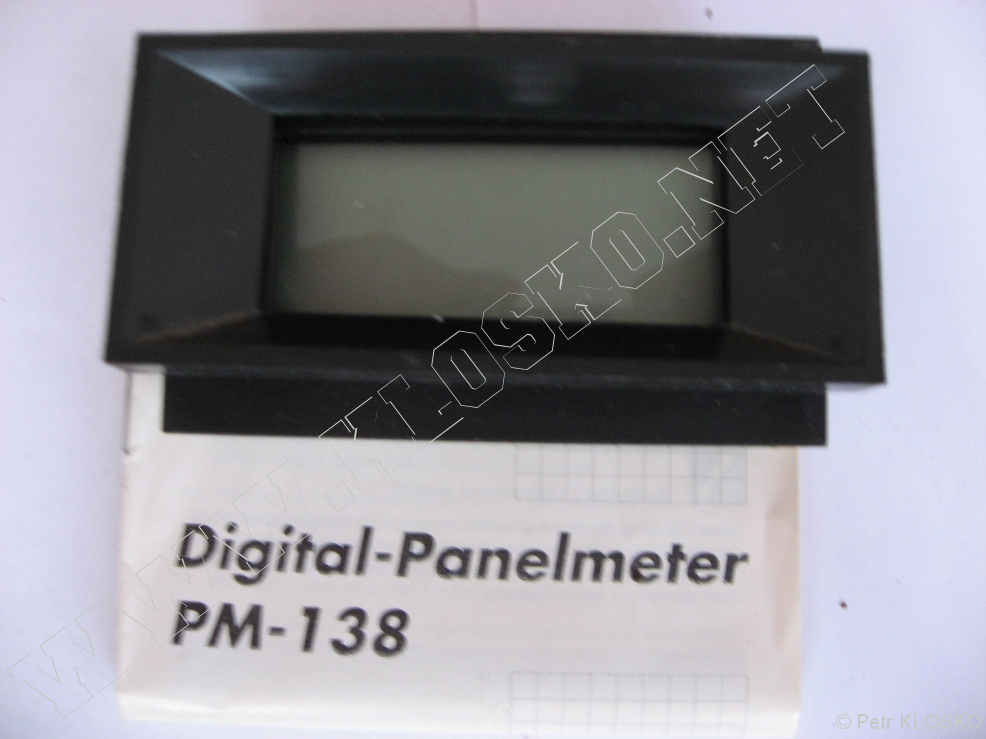 Detail - Bazar - elektronick� sou��stky � Voltmetr PM-138