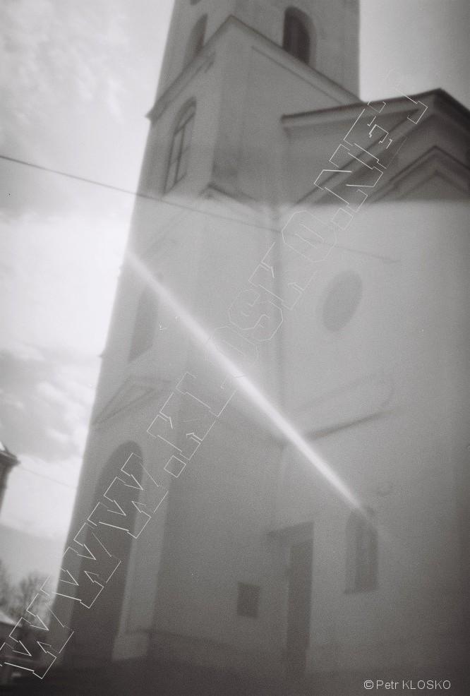 Detail - D�rkov� komora - fotky XIX - Hejnice, Kostel Hejnice a v�trn� elektr�rna u D�t�ichova