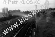 Dírková komora - fotky XXV - Nadchod a vlak, Český Těšín Dírková komora - fotky XXV - Nadchod a vlak, Český Těšín