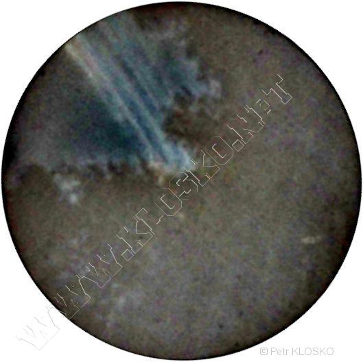 Detail - uPuck pinhole test, 3.14cm2
